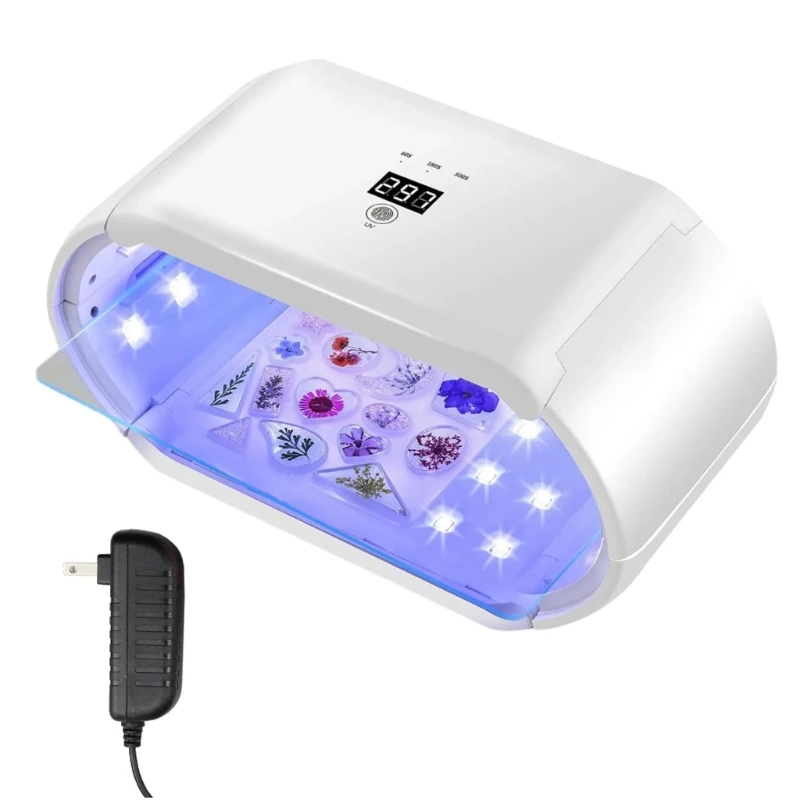 UV Curing Light 96W High Power UV Resin Light with Timer Setting Nails Dryer Dropsale