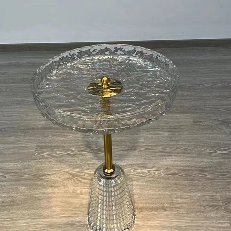 Tavolini nordici Soggiorno moderno Tavolo rotondo Mobili per la casa di lusso Tavolo da tè Accessori portatili Tavolini di design