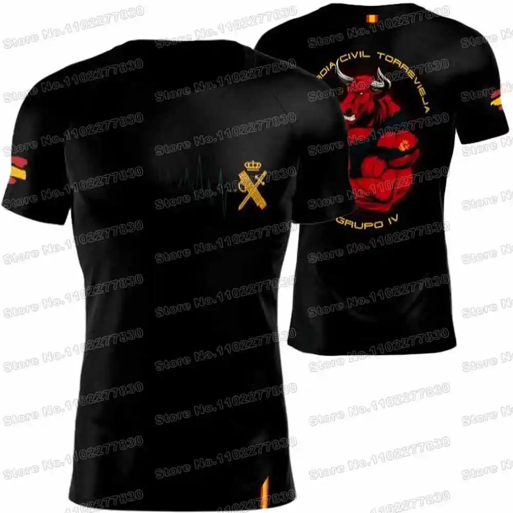 Camiseta Grupo IV de la Guardia Civil de Torrevieja para hombre y mujer, Camisas vaca musculosa español para exteriores, Maillot de Ciclismo MTB, ropa de entrenamiento, camisetas de Fitness,ropa deportiva para correr