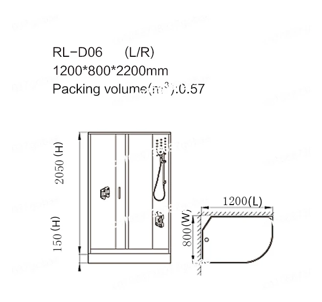 Most Popular Electric Steam Shower Room Walk in Tub Showers Cabins High Quality  Steam Bath Cabin