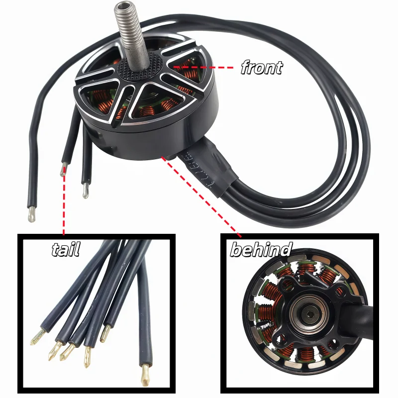 

4PCS RC DIY Parts X2807 2807 Motor 1300KV 4S 1500KV 1700KV 6S Brushless Motor For FPV 7inch Long Range Mark4 LR7 Drones