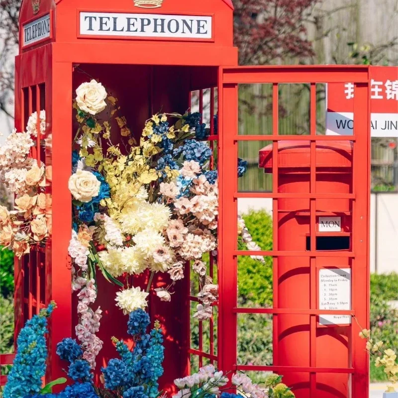 Customized Telephone Booths Decoration For Wedding Outdoor London Telephone Booth