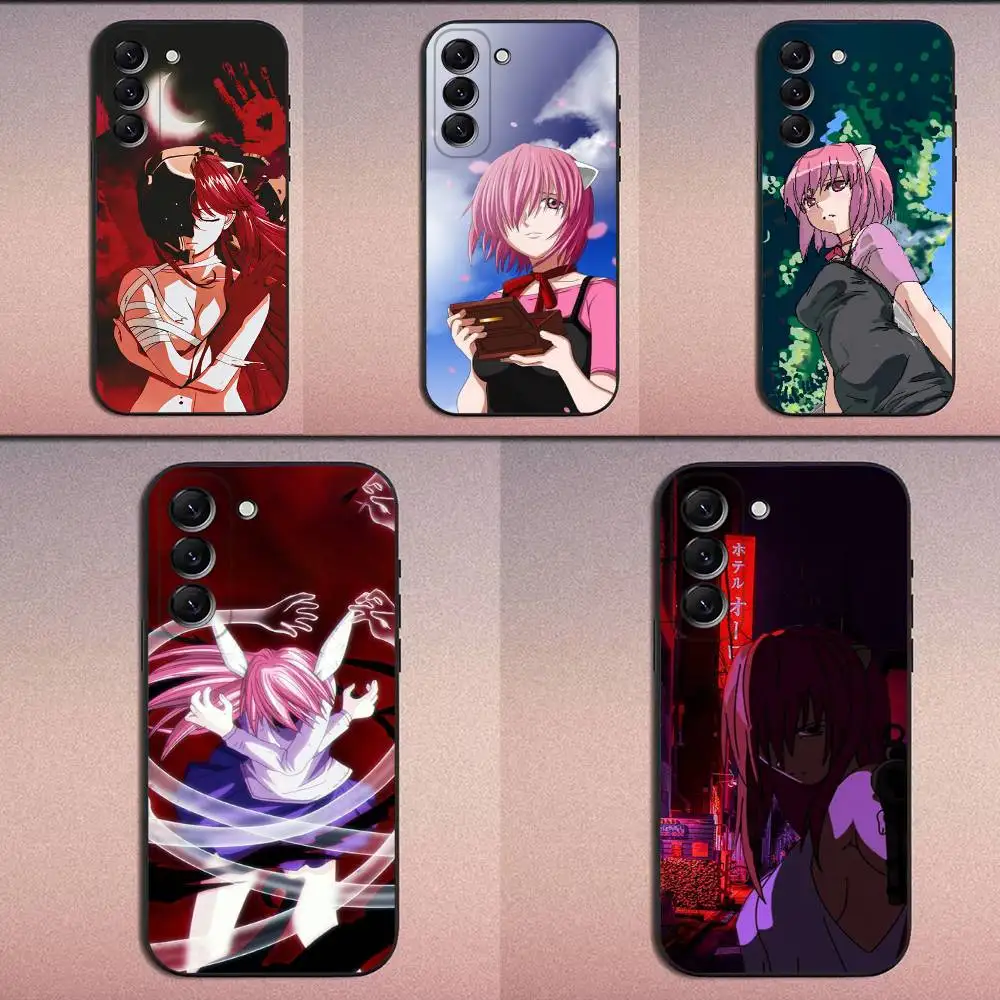 

Amine Elfen Lied Lucy Phone Case For Samsung Galaxy A20,A21s,A22,A31,A32,A52,A53,A72,73,A80 Soft Black Cover