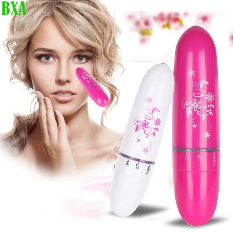 Mini Portable Eye Massage Pen Electric Vibrating Massager Eye Care Beauty Machine To Remove Wrinkles, Dark Circles and Puffiness