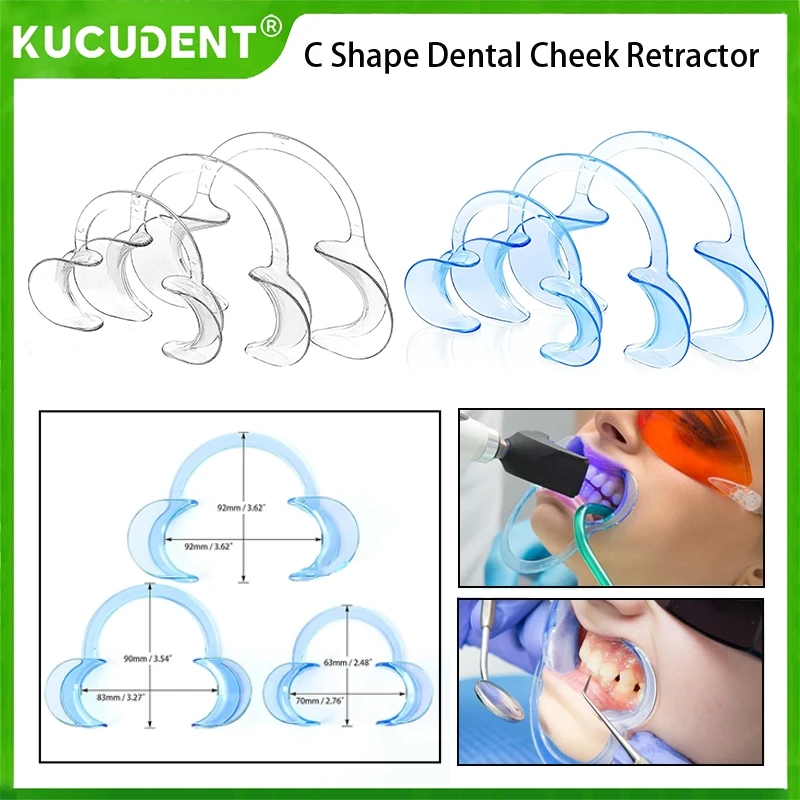 

1pc C-Shape Dental Mouth Opener Cheek Lip Retractor Autoclavable Disposable for Teeth Treatment Dentist Orthodontic Tool