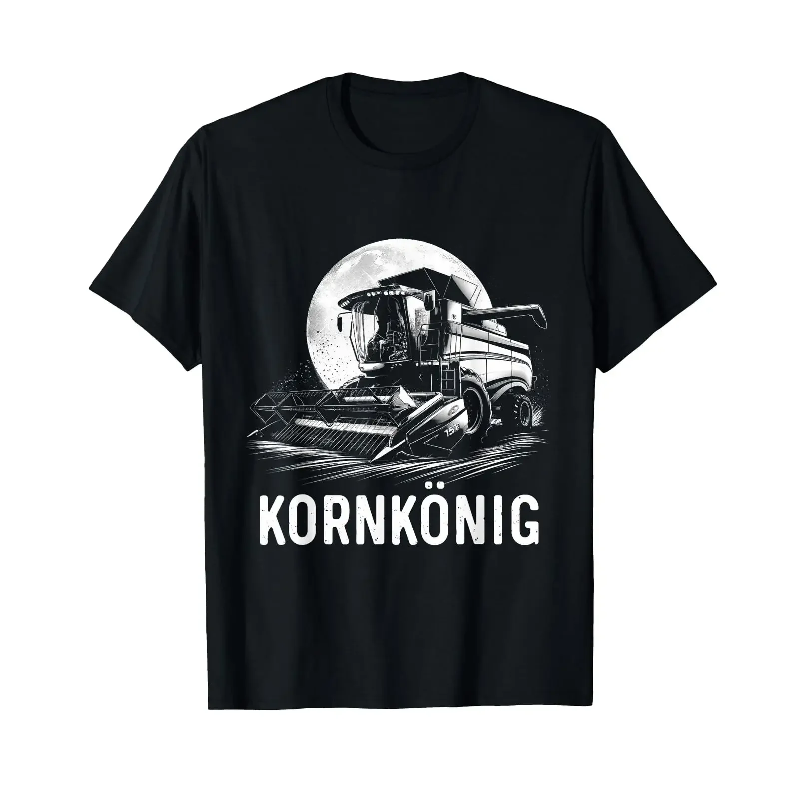 Corn King Funny Farmer Saying Agriculture Combine Harvester T Shirt vintage Washed designer clothes Top For Everyday Wear homme