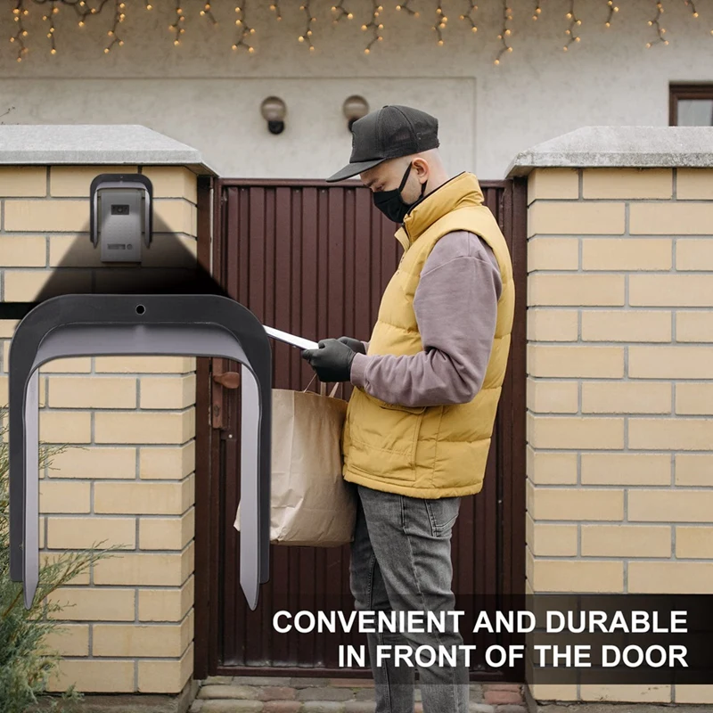 Doorbell Rain Cover Set Doorbell Cover Keypad Cover, Compatible With Most Video Doorbell