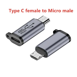 1pcs C- Type Female to Mini USB/C-Type Female to Micro USB/Micro USB Female to C- Type/Micro USB Female to Mini USB Connector