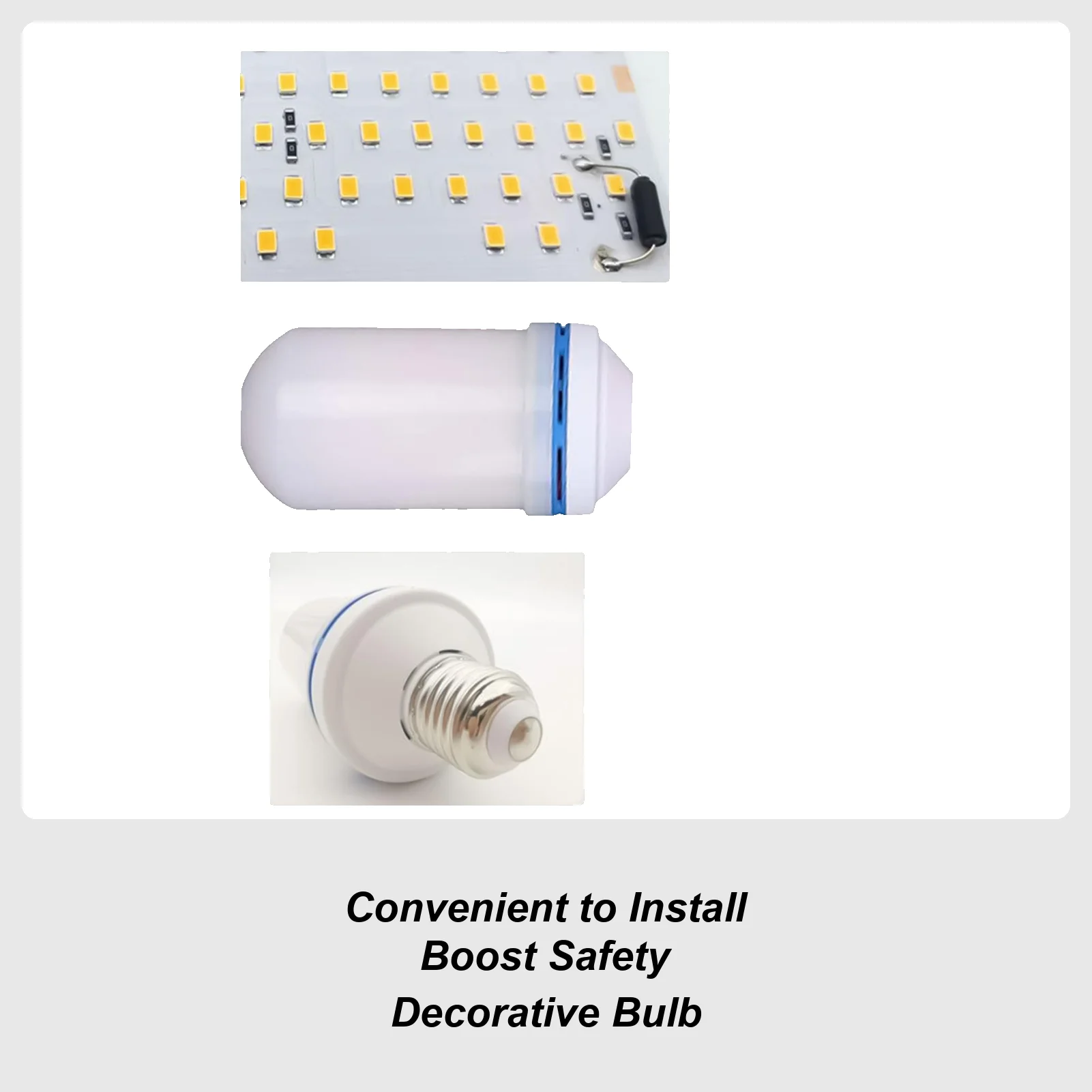 

Светодиодная лампа с пламенем, декоративная лампа для улицы, дома, ресторана, свадьбы, гостиной, рождественского крыльца, патио, спальни