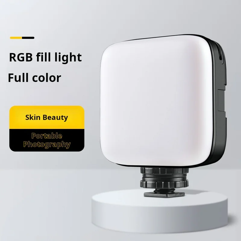 Dimmable RGB Beauty Fill Light - RGB Phone/Camera Fill Light, with 3000K-9000K Adjustable Color temperature, for TikTok/YouTube