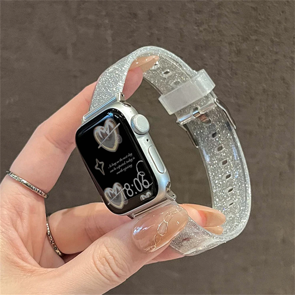 アップルウォッチ用キラキラグラデーションバンド,超韓国女性用 - Luxury Watch Korea のレビューと価格