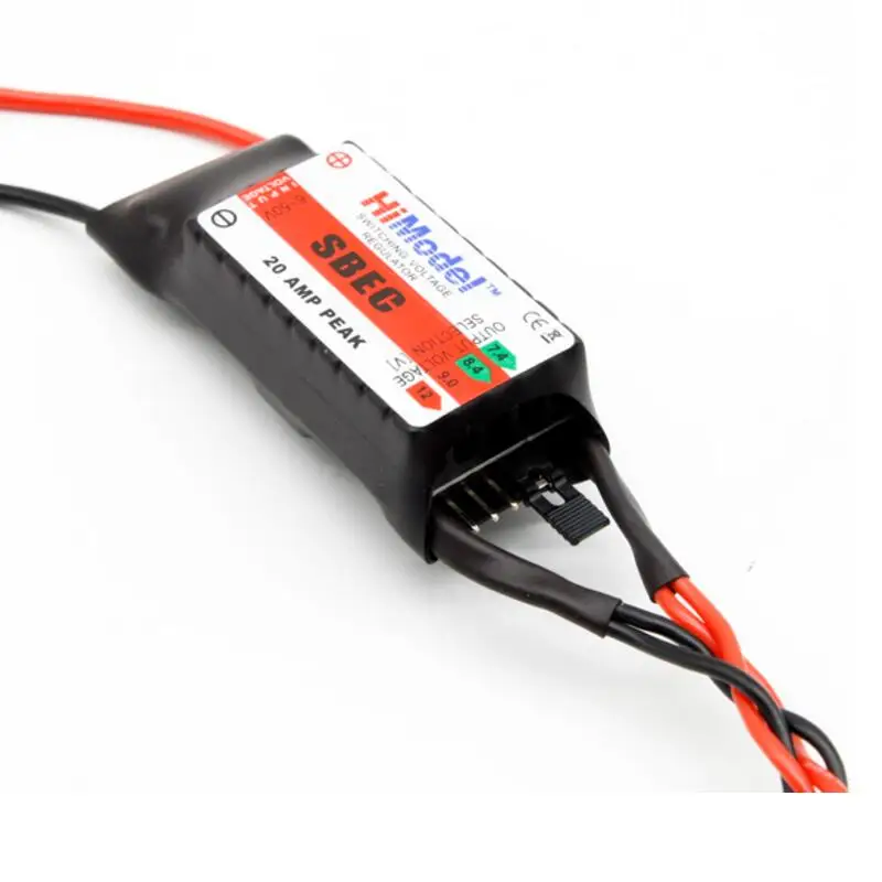BEC 5V 6V 9V 12V 20A 2-12S Lipo Input HV UBEC Step Down Module Power Regulator Stable Converter For RC Model FPV - view 5