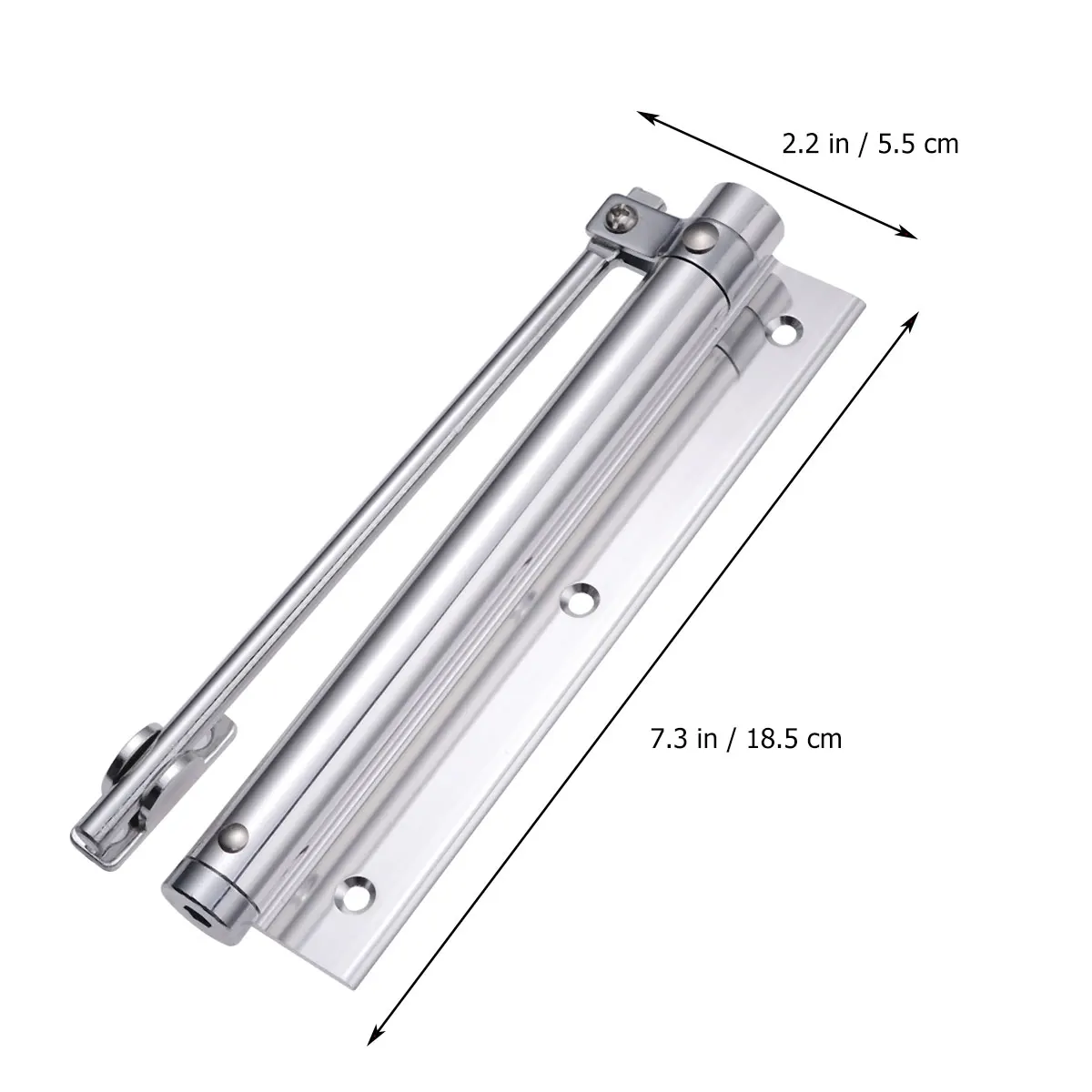 

Automatic Door Closer 35kg Max Weight Aluminum Strong Spring Self Closing Adjustable Home Use Indoor Soft No Slam Closers Buffer