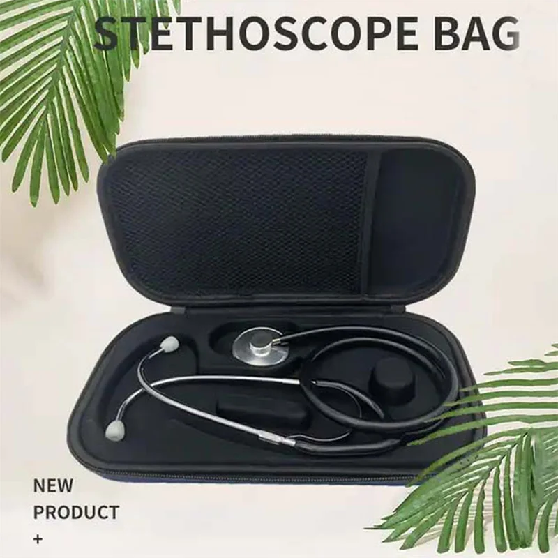 Available New Stetoscope Case Storage Dual-use Pipeline Catheter Protection Hard Drive Pen Organizer Carrying Case Mesh Bag