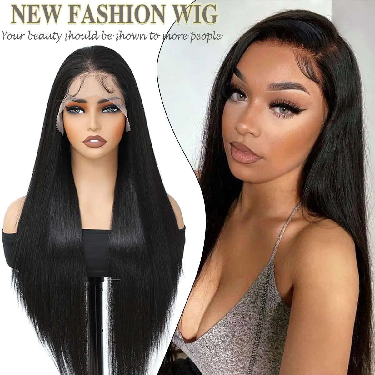 30인치 본 스트레이트 13x4 13x6 HD 투명 레이스 프론트 가발 인모 브라질리언 프리 플러킹 레이스 프론탈 가발 (여성용)