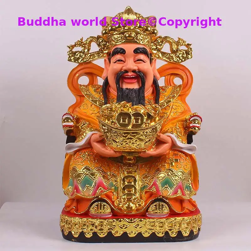 

Wholesale Buddha God statue HOME SHOP Altar Bring money Good luck God of wealth Recruit wealth CAI SHEN YE Mammon buddha statue