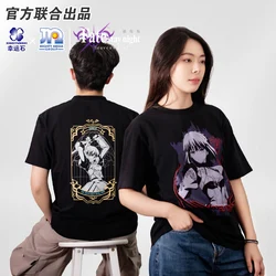 Fate Stay Night Heaven's Feel t-shirts Saber Alter Anime products FGO FSN cartoon characters Short sleeve clothes