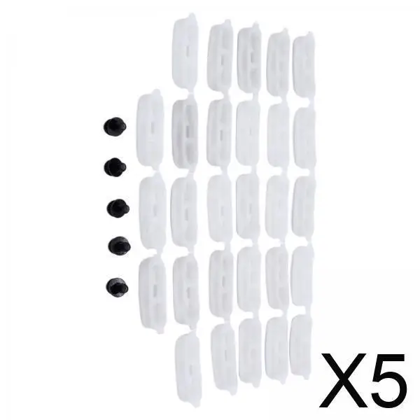 

5x28 шт. монтажные зажимы для отделки ABS внешние нижние дверные бамперы зажимы для Audi A4