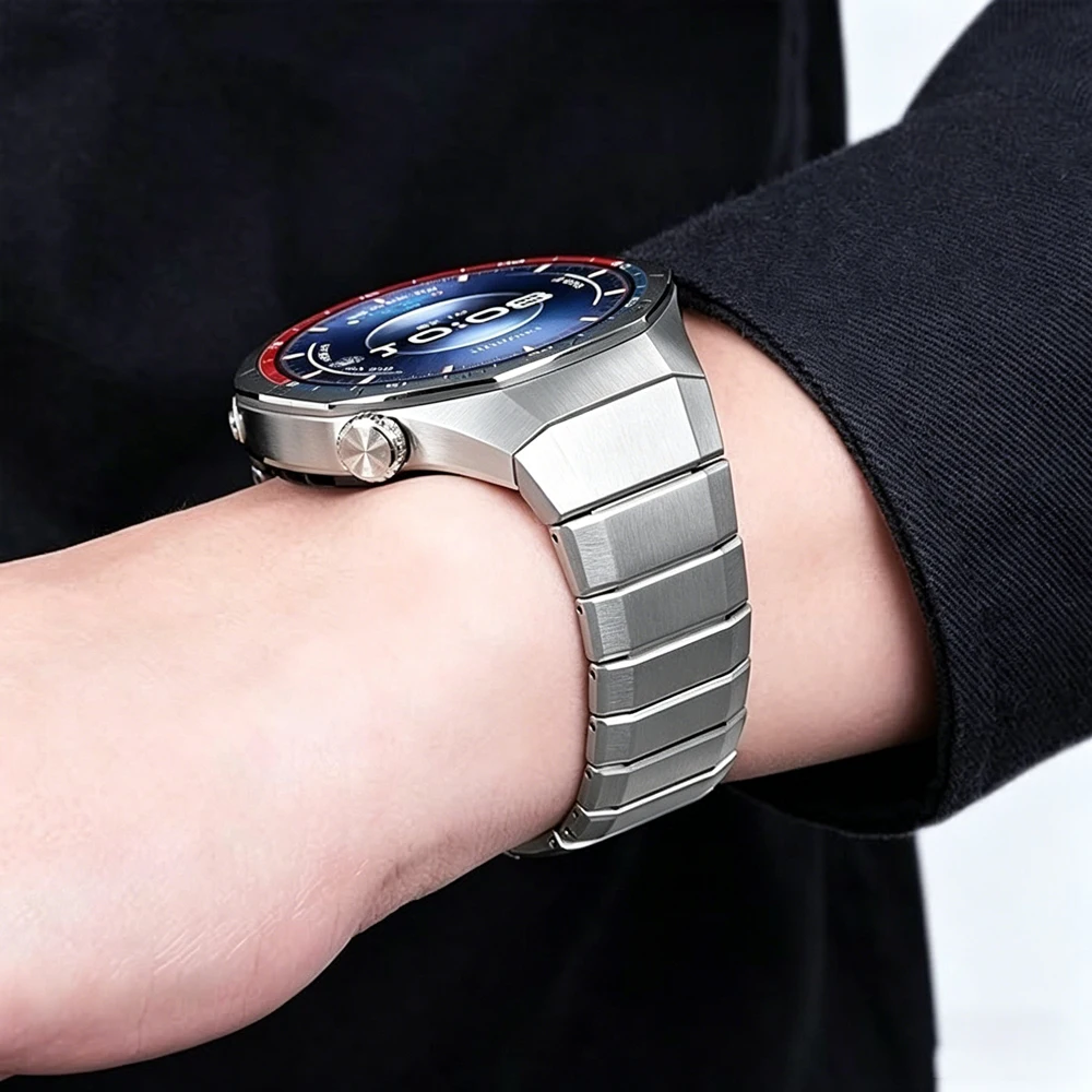 Originele titanium band voor H - Titan Smartwatch Accessories recensie en prijs