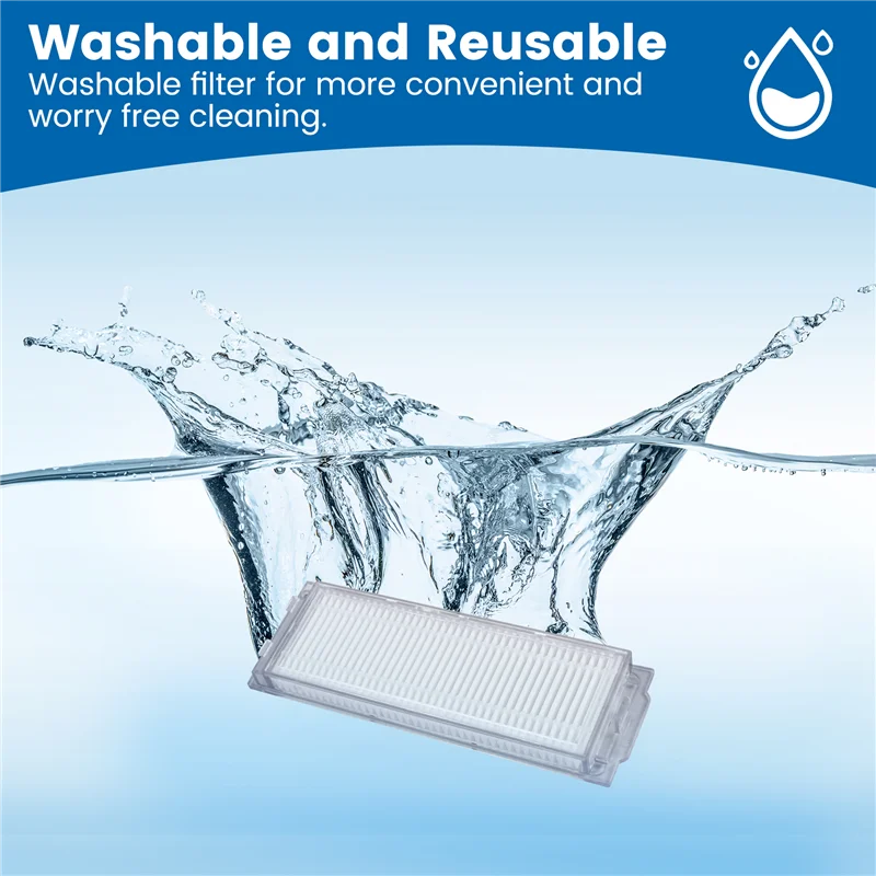 AA80-مرشحات هواء Hepa قابلة للغسل لشاومي Mijia Mi Robot Vacuum Mop-P Pro STYTJ02YM ملحقات روبوت التنظيف STYTJO2M