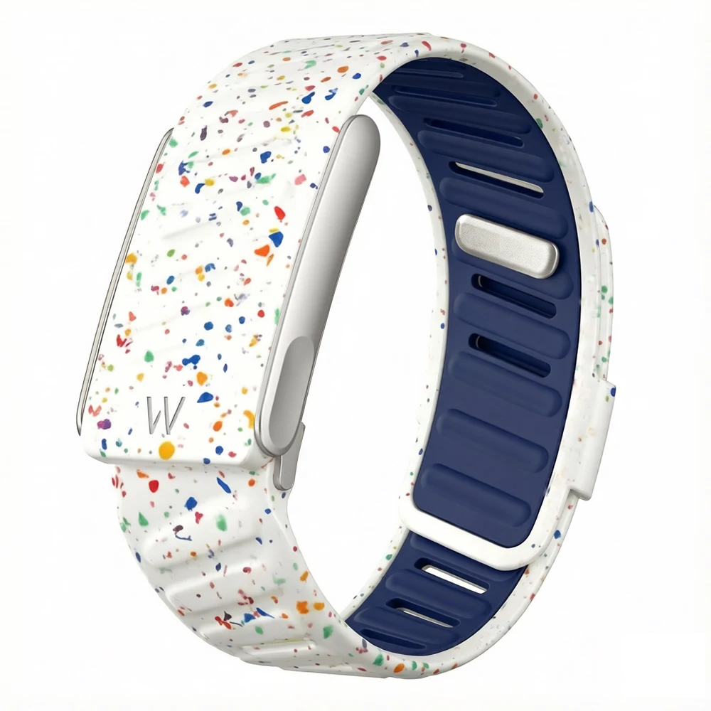 Newest Suitable for Whoop 5.0 MG  silicone sports strap PEAK/LIFE with titanium U-shaped metal frame MG replacement wristband