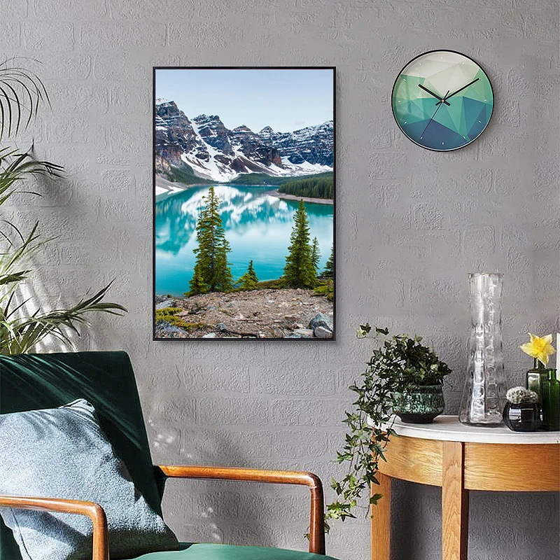 ภาพพิมพ์บนผ้าใบลายภูมิทัศน์ป่า - Abstract Canvas Set บทวิจารณ์และราคา