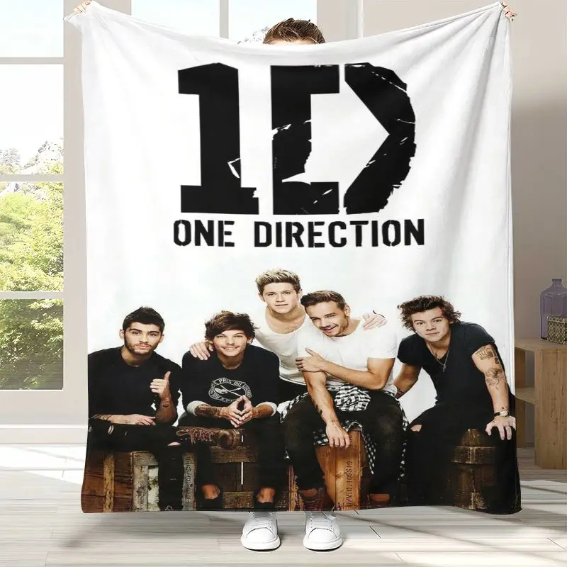 1D One D-Direction Boy Band Soft Flannel Throw Blanket,Cozy Warm Blanket for Bed,Sofa,Living Room,Picnic,Camping,Home Decor,Gift