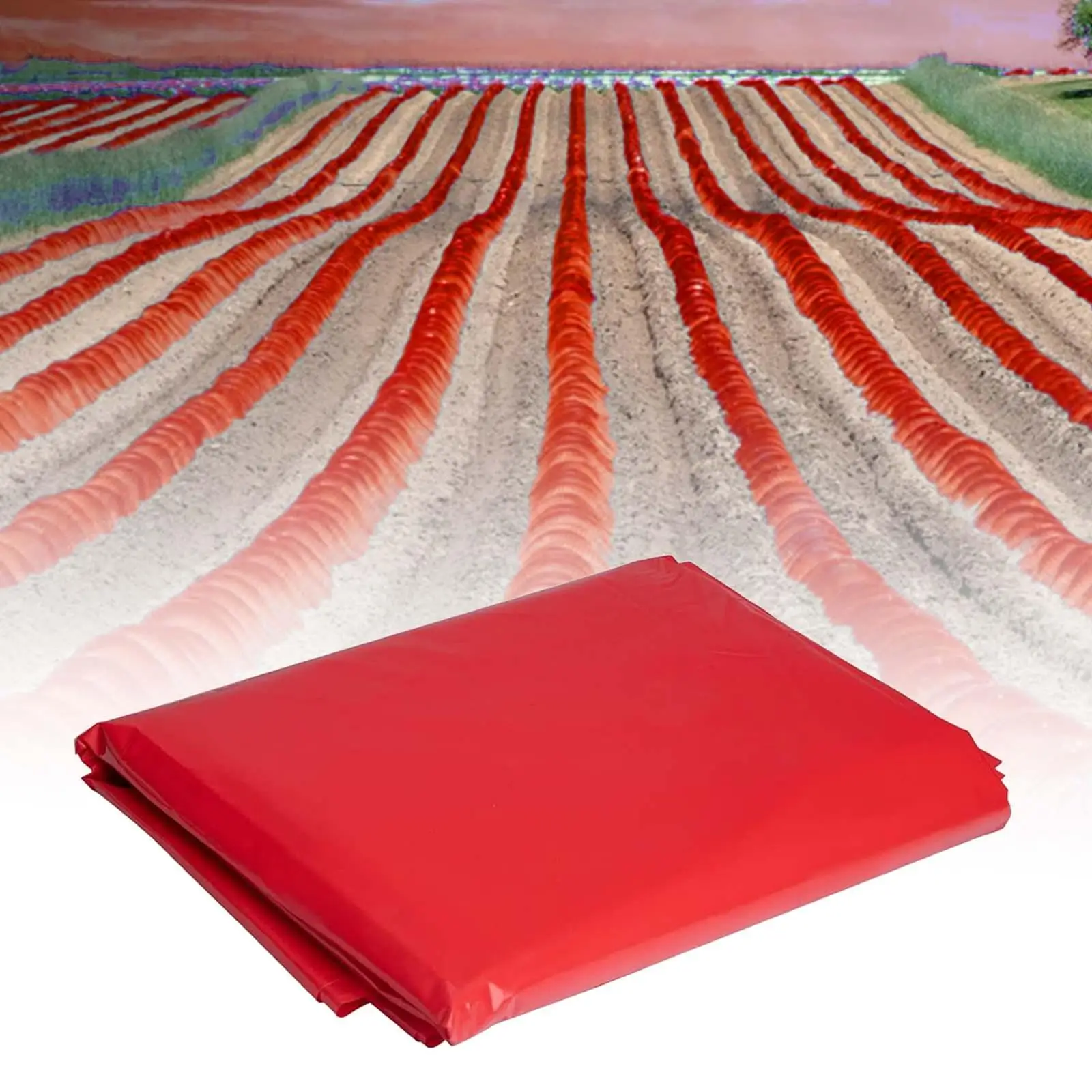 Red Mulch Garden Film Garden Crop Protection Cover Agriculture Crops Grow Film