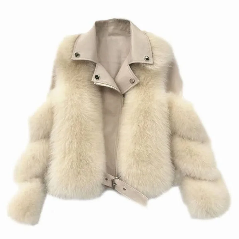 Fur Coat 2024 Autumn Winter New Women\'s Jacket Short Lady Clothing