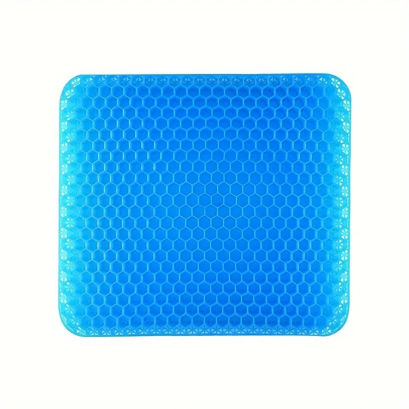 

Cooling Gel Seat Cushion - Breathable Ice Pad For Car & Office Chairs, Honeycomb Design