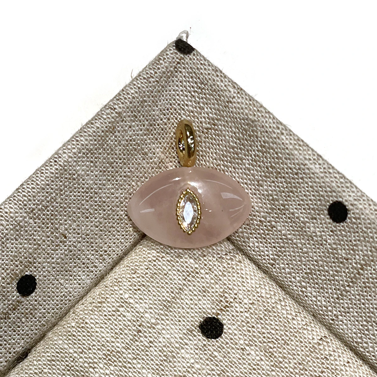 Halskettenanhänger Naturstein Diamantanhänger 20x20mm für Schmuckherstellung DIY Halskette Armband Ohrringe Zubehör – Detail 1