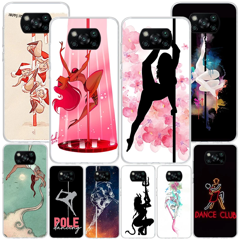 Pole Dancer Dancing Phone Case For Xiaomi Poco X6 X5 X4 X3 Pro F6 F5 F4 Gt F3 F2 F1 M5S M5 M4 M3 M2 Nfc Soft Cover Shell X3 Pro 