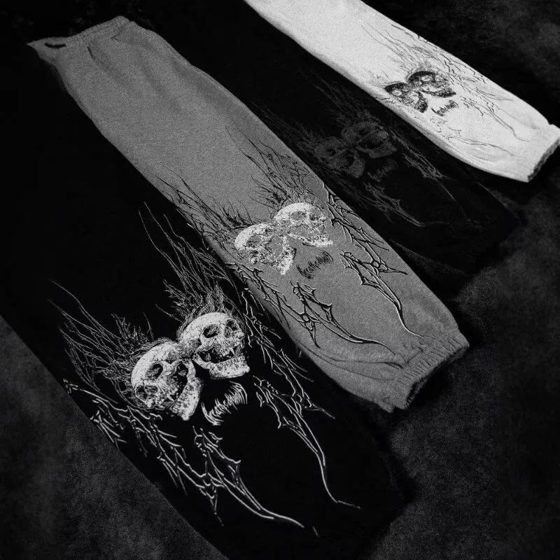 

Уличная одежда, винтажная одежда в стиле темного панка, новая уличная одежда Y2k, брюки для уличных танцев в стиле хип-хоп, повседневная рабочая одежда большого размера, прямые брюки