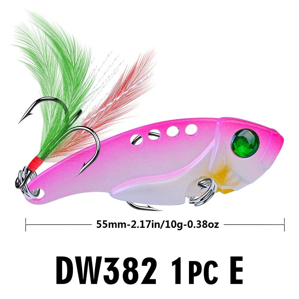 1pc Rooster Tail Spoon Wobble Fishing Lure With Jig Hook, Lifelike Artificial Bionic Swim Hard Bait For Bass Trout Freshwater Sa image 4