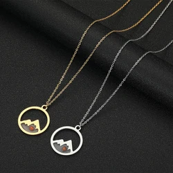 Stainless Steel Dainty Mustard Seed Necklace Move Mountains Christian Tiny Christian For Women