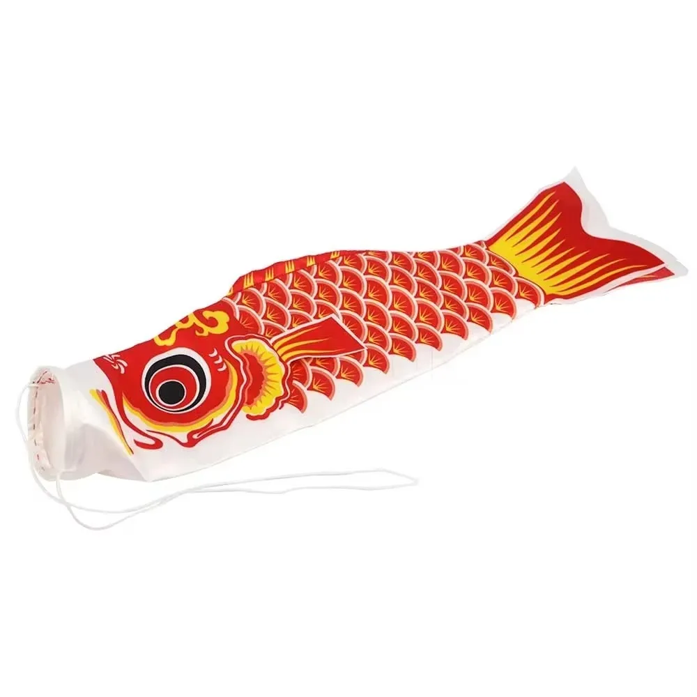 New Japanese Carp Streamer Fish Flag 40/70cm Colorful Carp Wind Sock Flag Wind Chimes Plastic Flying Yard Hanging Decor