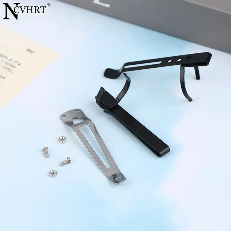 1 Pcs Flashlight Metal Holding Clip Iron Clips Flashlight Clip Universal Clip ,suitable For S2 / S2+ / M1 / C8  3sizes Optional