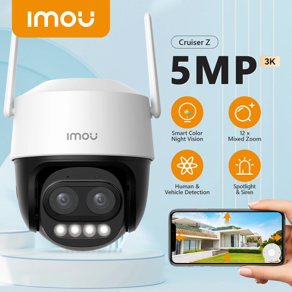 【未使用】imou Cruiser 4MP 防犯カメラ Amazon.co.jp: Imou 防犯カメラ 屋外 ワイヤレス Cruiser 4MP 400万