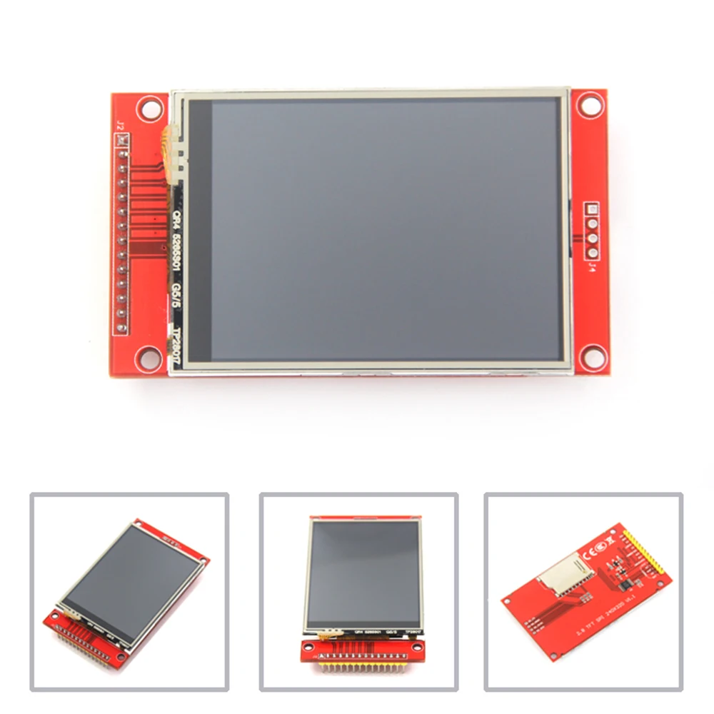 Panel táctil LCD SPI TFT, módulo de puerto serie ILI9341, pantalla LED serie 2,2x2,4 de 2,8 pulgadas, 3,2/3,5/4,0/240/320 pulgadas