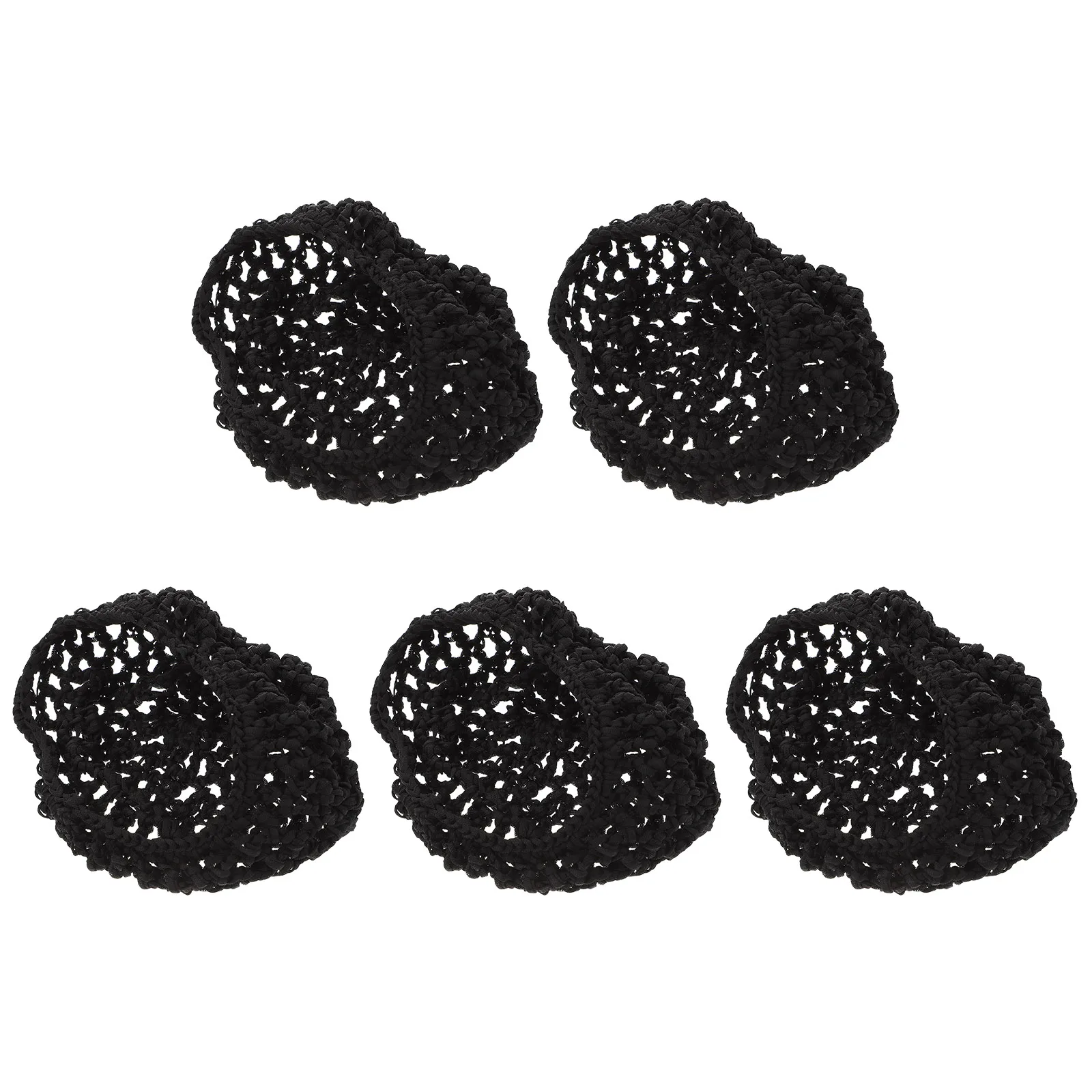 

5pcs Hair Nets for Women Men Size Crochet Mesh Hair Net Silk Bonnet Sleep Comfortable Breathable Durability