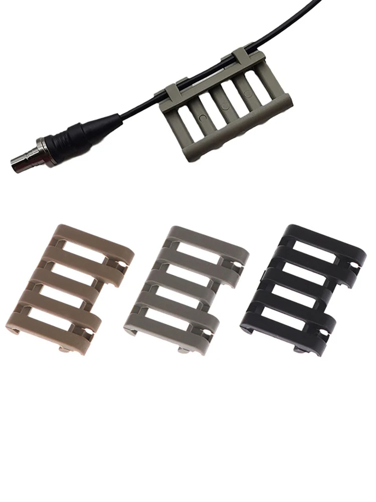 Picatinny – bande de ligne de queue de rat à 5 fentes, couvercle de Rail de 20mm PEQ 15 M600C, accessoires de fusil Airsoft, interrupteur de pression, support de fil, tisser