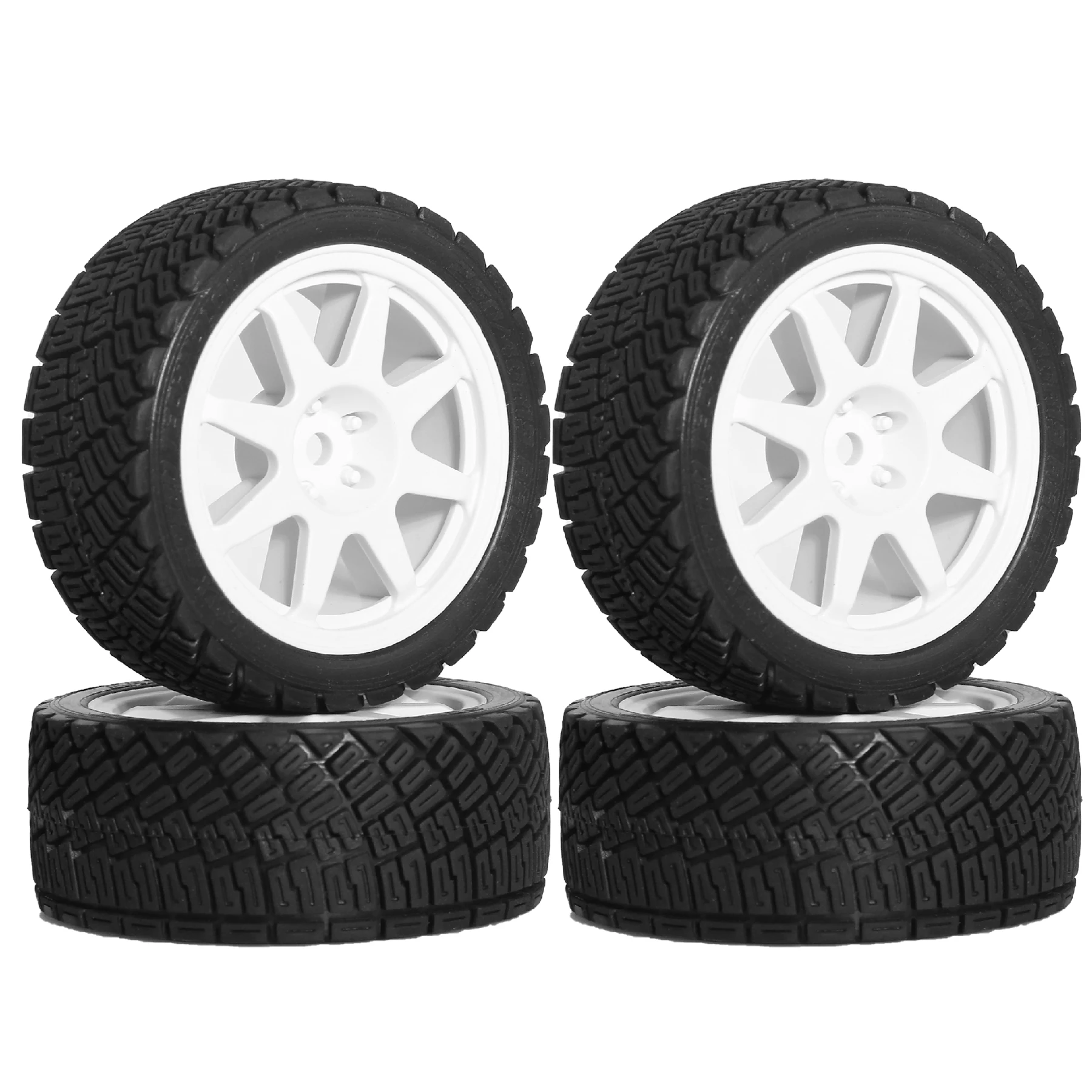 4szt 68mm 1/10 RC Racing Car Tires On Road Touring Drift Car Tire Wheel dla Tamiya TT01 TT02 XV01 XV02 TA06 PTG-2 HPI HSP Kyosho