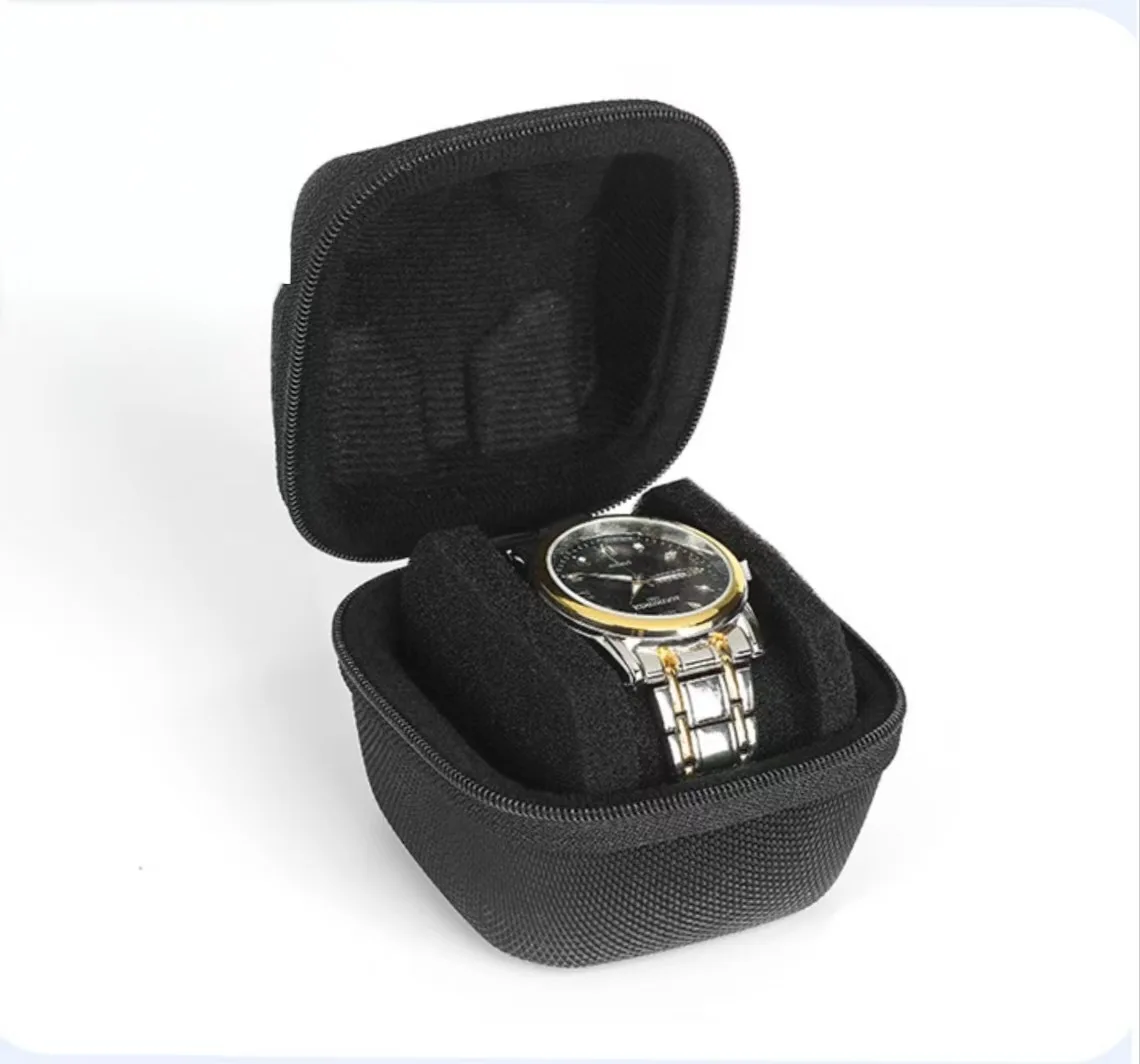 

Коробка для хранения часов, дорожная портативная сумка для хранения часов, 6-значная защитная коробка с орнаментом, сумка из ЭВА, 5-значная коробка для часов