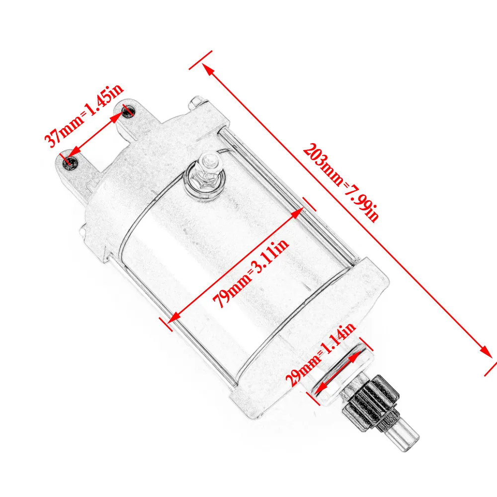 3SX-81890-00 Starter Motor for Yamaha YFM660R YFM 660R YFM660RLE YFM660RSE Raptor 660R