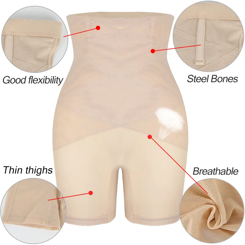 Shapewear for Women Tummy Control High Waisted Body Shaper Shorts Shapewear Girdles Thigh Slimmer Underwear Shaping Panties - Image 6