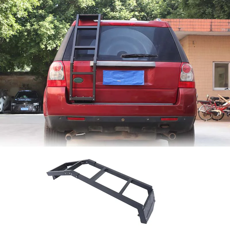 

For Land Rover Freelander 2 LR2 2007-2015 Aluminum alloy black car tailgate ladder car exterior modification accessories