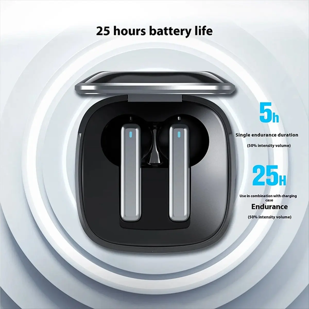 A32I  H1 Bluetooth Earphones Earbuds Headphone Low Power Consumption Long Battery Life Game Console Earbuds Black