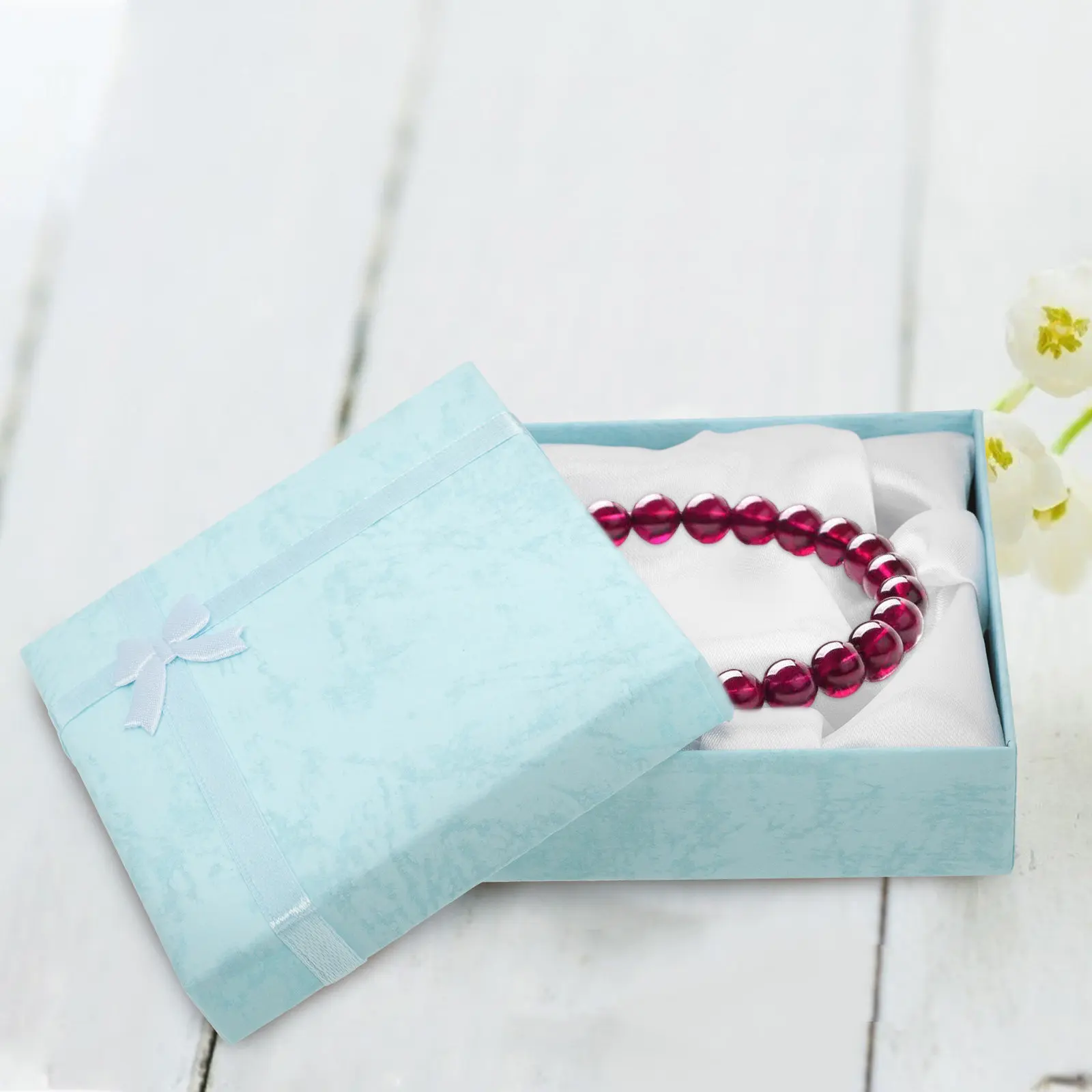 

Набор из 6 штук: коробка для браслетов с бусинами Будды, подарочная коробка в винтажном стиле для хранения ювелирных изделий, футляр для часов и цепочек, изысканный упаковочный контейнер