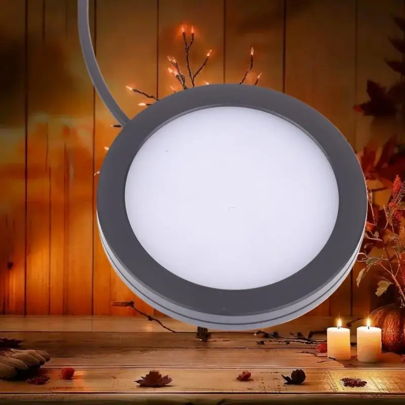 

1 шт. для бамбукового светодиодного светильника, детали для самостоятельной сборки, теплый/белый/нейтральный черный USB-светильник, ультратонкий, круглый, для комплекта лампы Bambu Lab, фурнитура