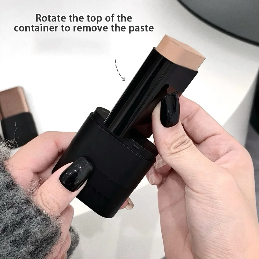 Double-Ended Foundation Stick-Long-Lasting, Conceals Blemishes & Evens Skin Tone, Portable for Daily & On-the-Go Makeup